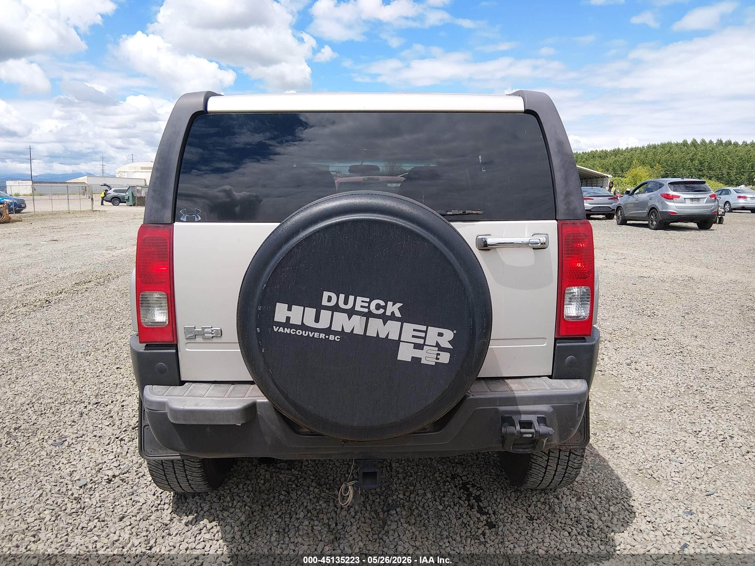 2006 Hummer H3 Suv Champagne vin: 5GTDN136368174284