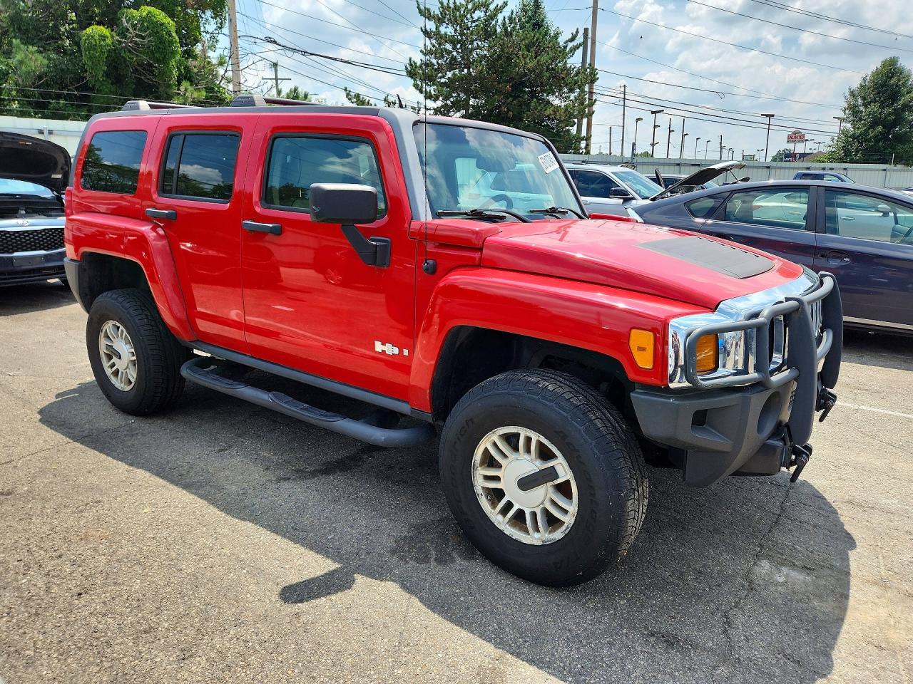 2006 Hummer H3 Red vin: 5GTDN136468104549