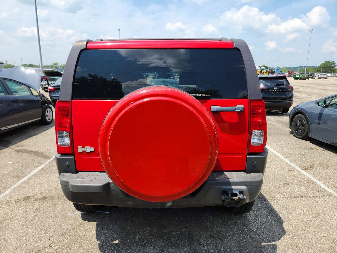 2006 Hummer H3 Red vin: 5GTDN136468104549