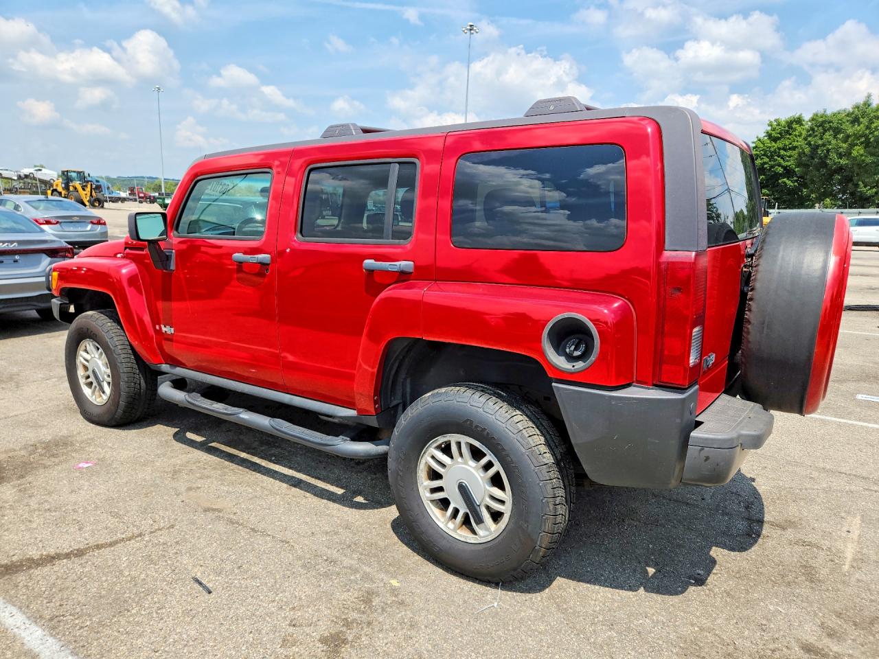 2006 Hummer H3 Red vin: 5GTDN136468104549