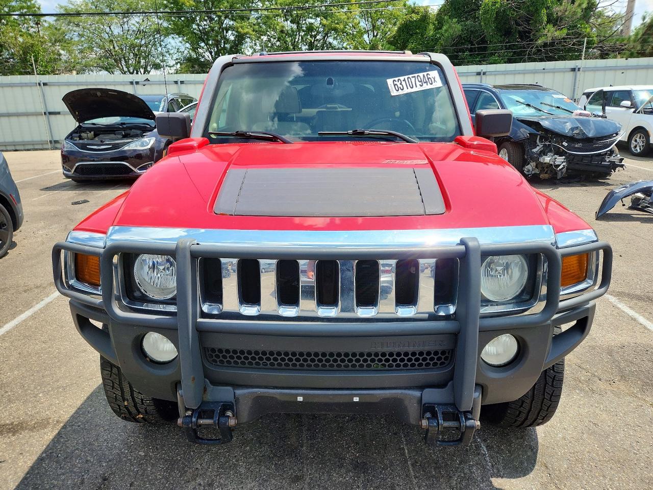 2006 Hummer H3 Red vin: 5GTDN136468104549