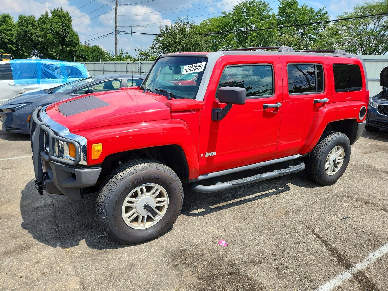 2006 Hummer H3 Red vin: 5GTDN136468104549
