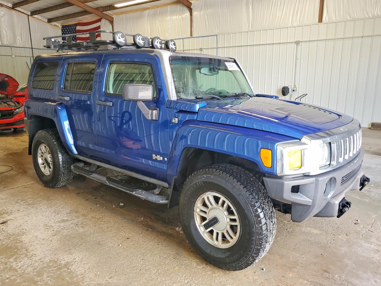 2006 Hummer H3 Blue vin: 5GTDN136468143500