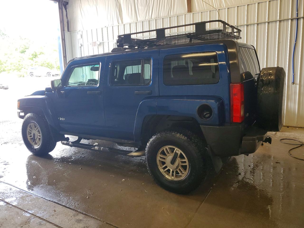 2006 Hummer H3 Blue vin: 5GTDN136468143500