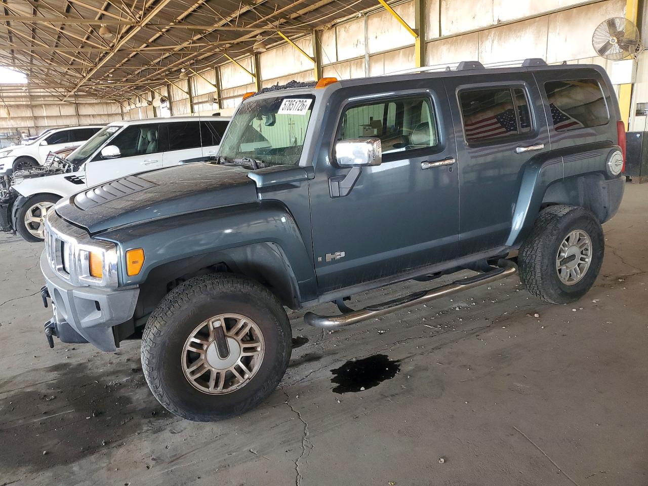 2006 Hummer H3 Teal vin: 5GTDN136468168560
