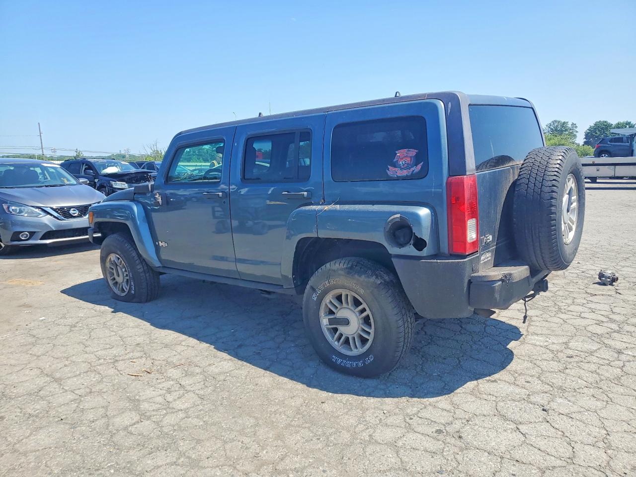 2006 Hummer H3 Blue vin: 5GTDN136468173189