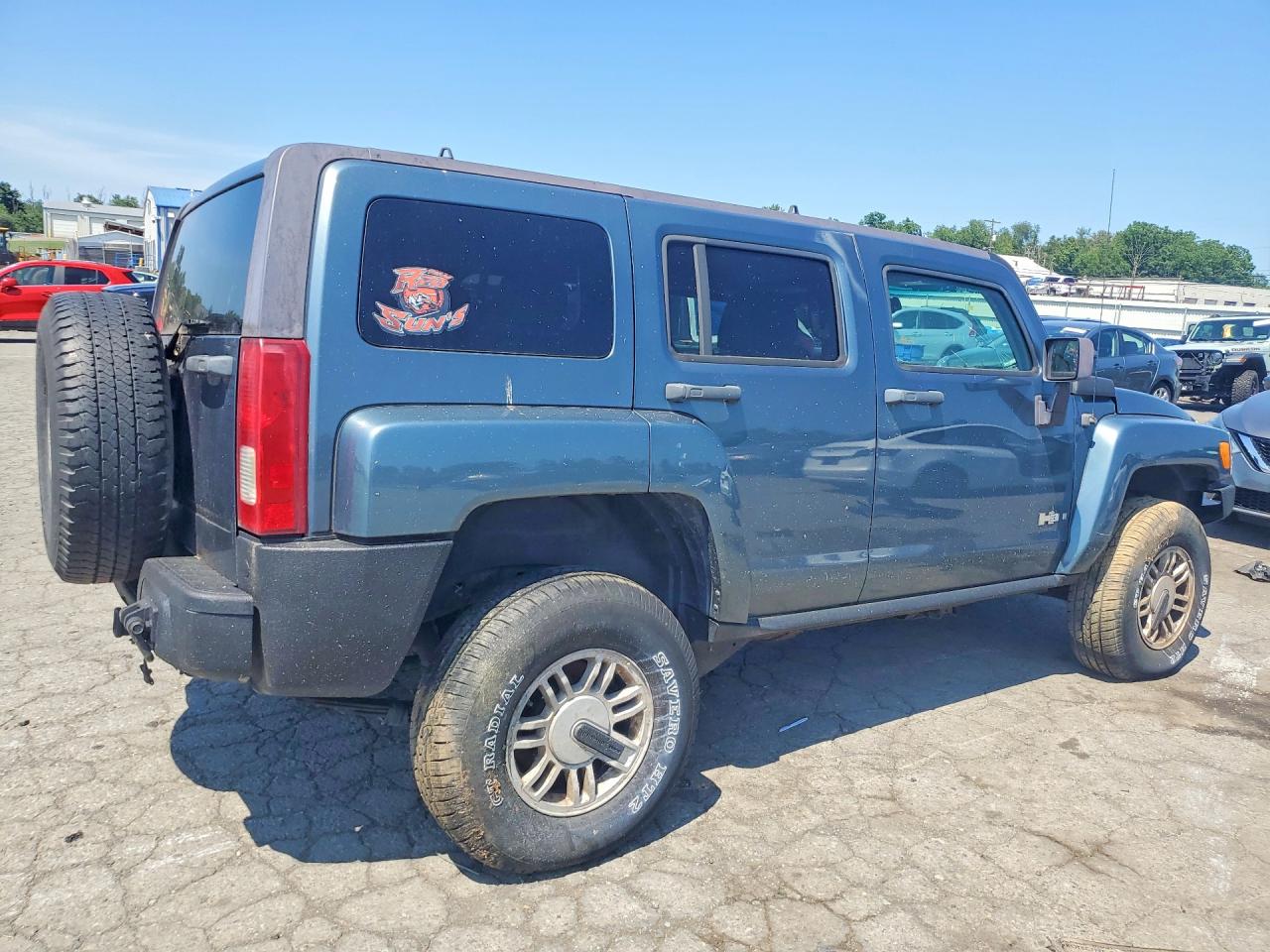 2006 Hummer H3 Blue vin: 5GTDN136468173189