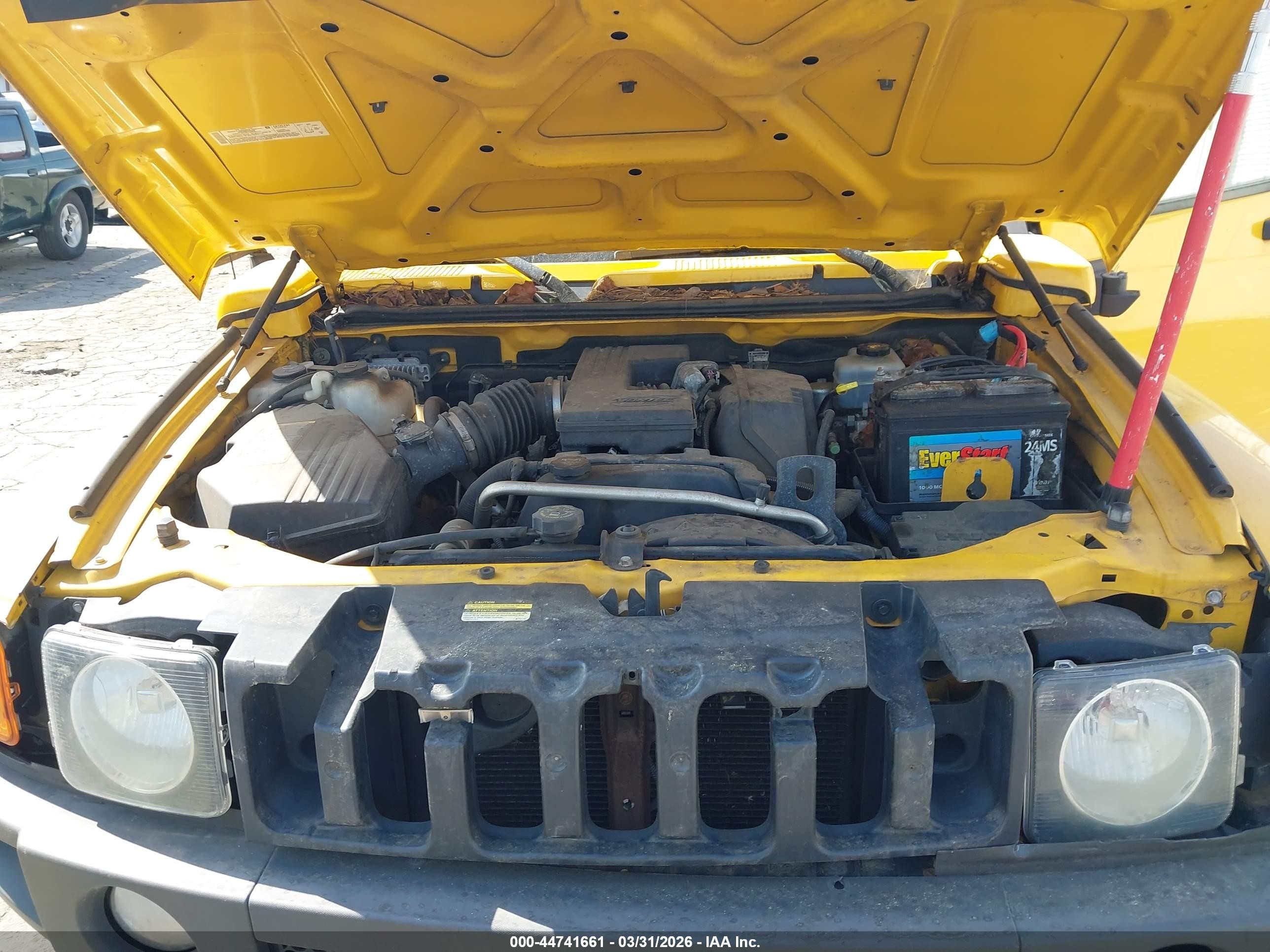 2006 Hummer H3 Suv   Yellow vin: 5GTDN136468237537