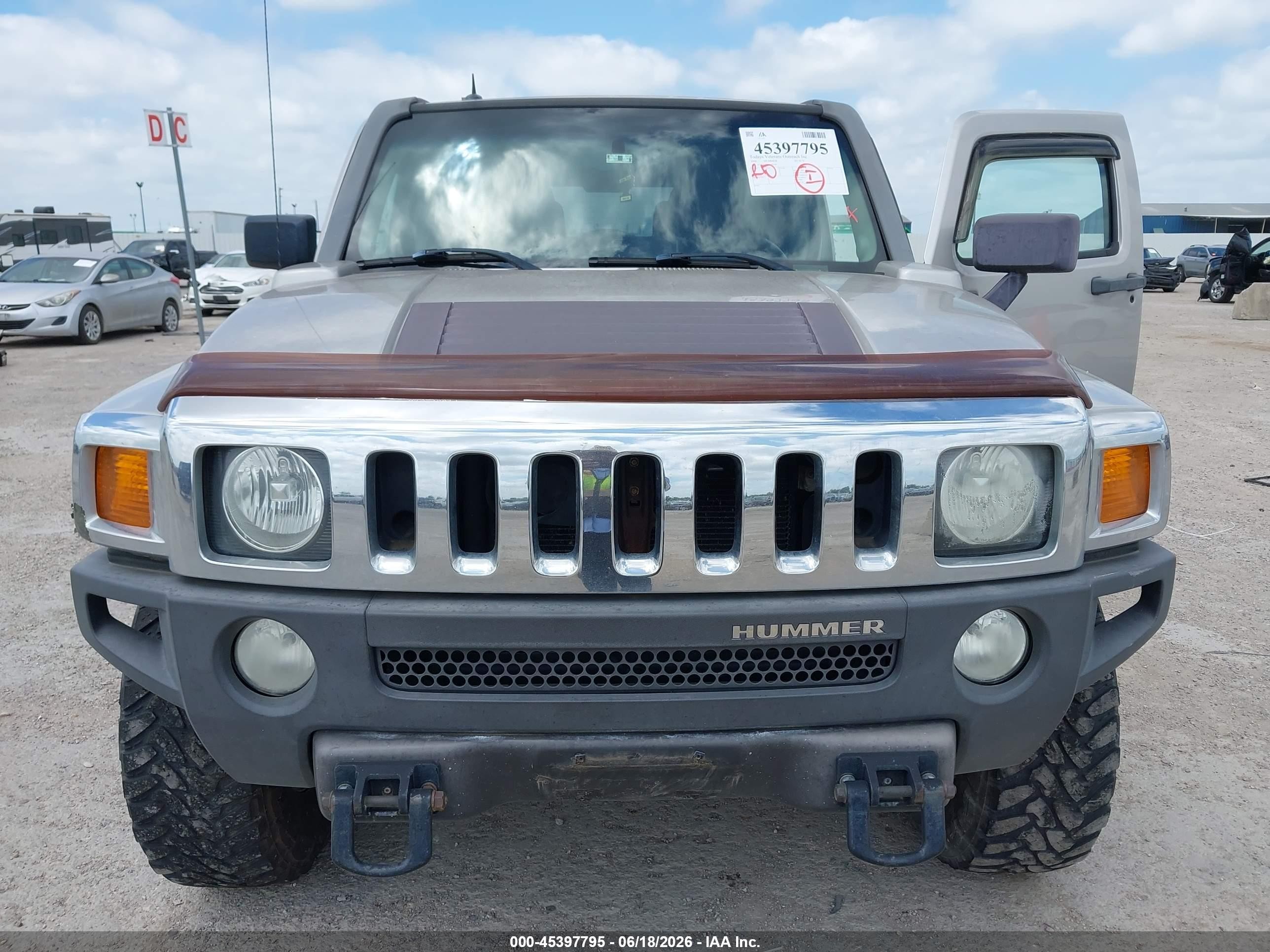 2006 Hummer H3 Suv   Silver vin: 5GTDN136468297303