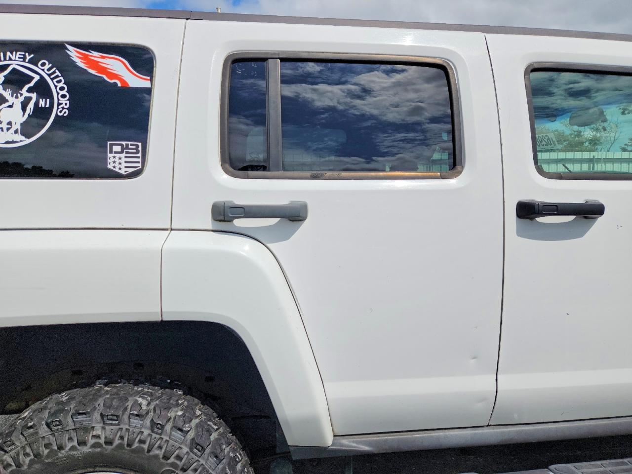 2006 Hummer H3 White vin: 5GTDN136468298631