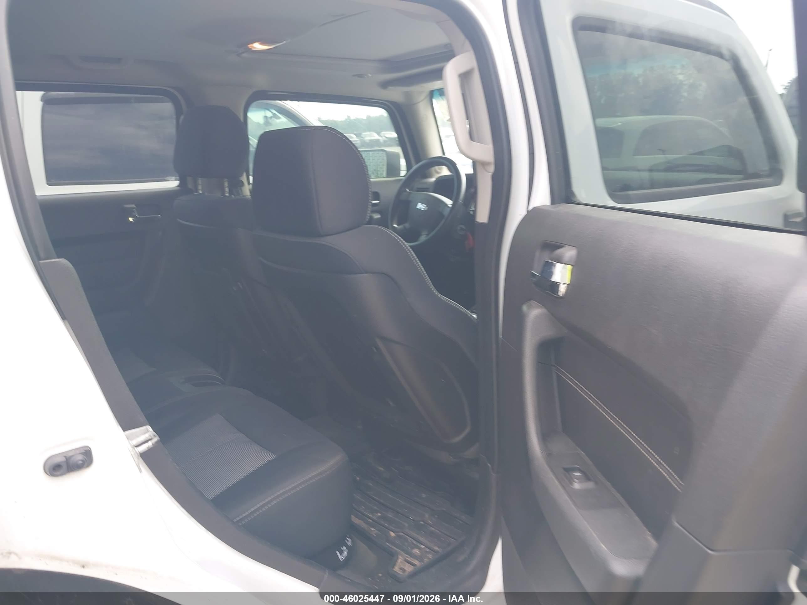 2006 Hummer H3 Suv   White vin: 5GTDN136468324659