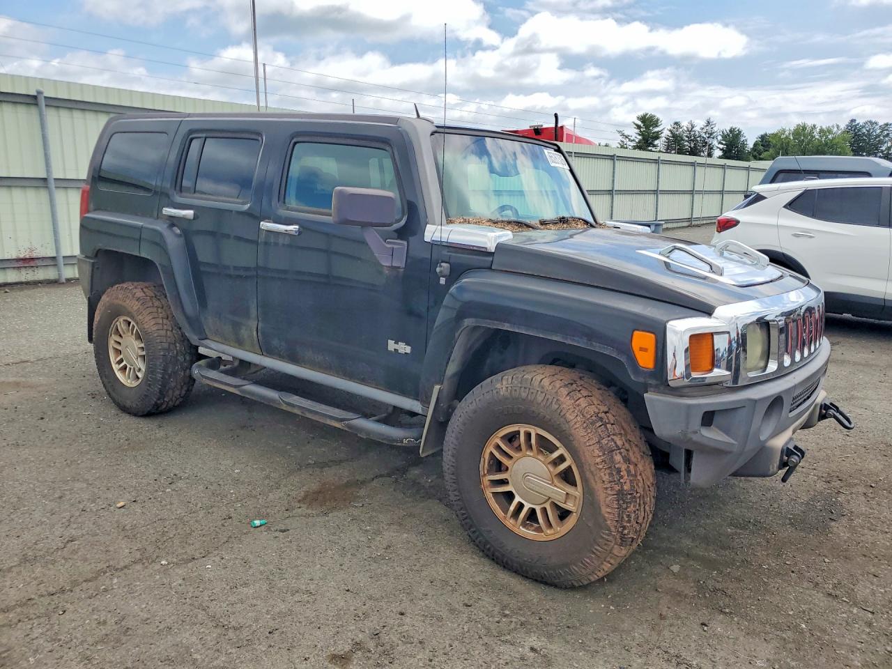 2006 Hummer H3 Black vin: 5GTDN136468329182