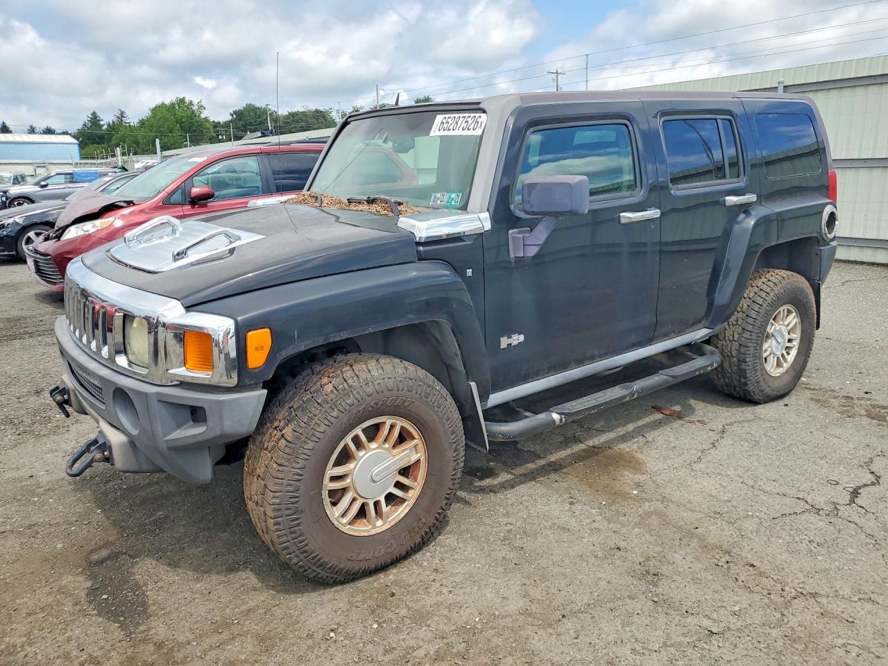 2006 Hummer H3 Black vin: 5GTDN136468329182