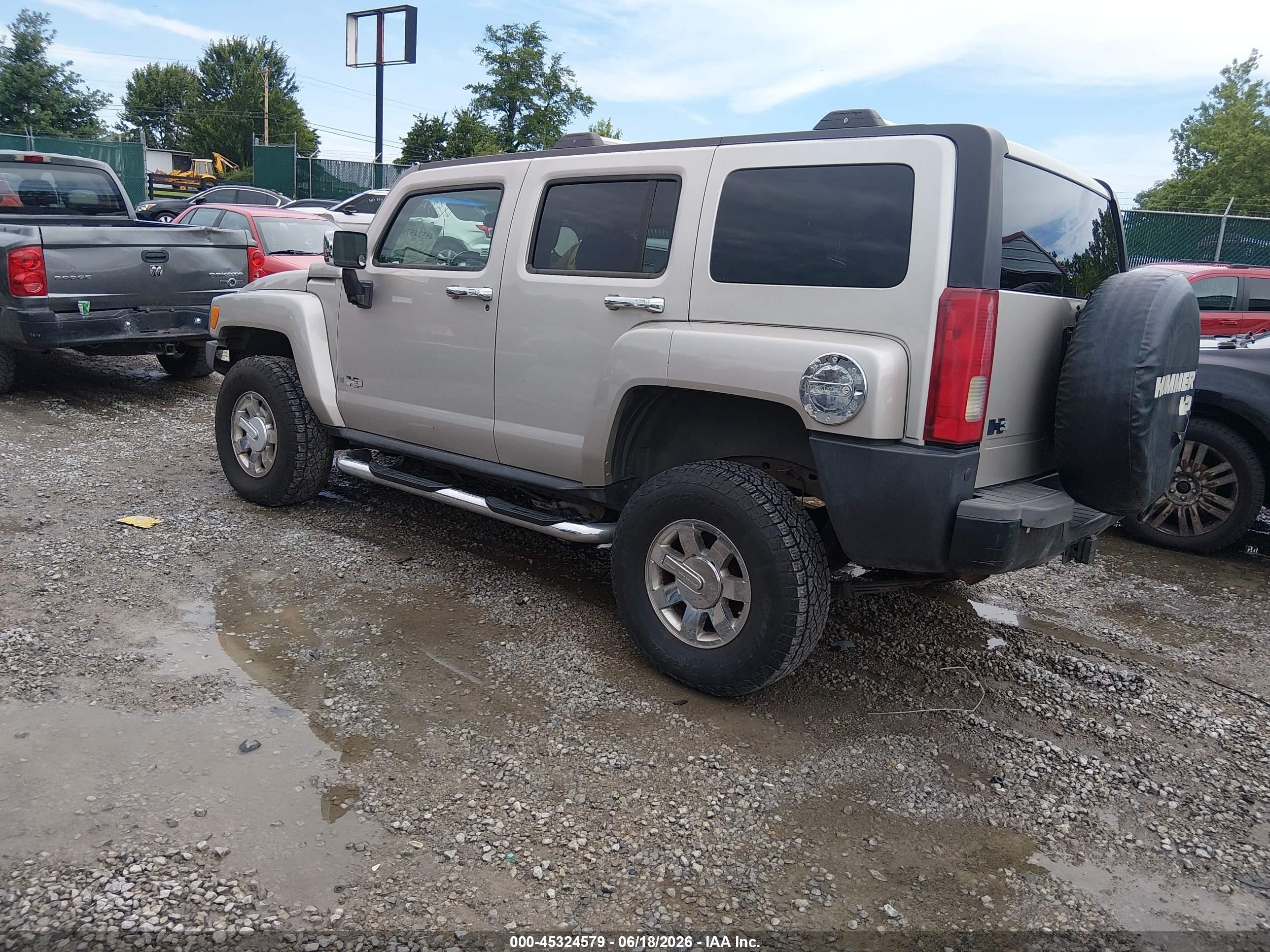 2006 Hummer H3 Suv   Tan vin: 5GTDN136568108285
