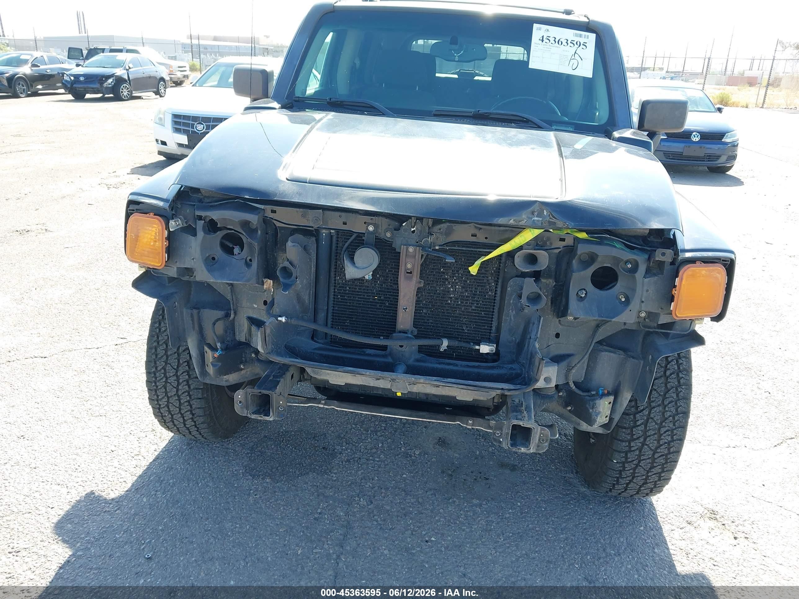 2006 Hummer H3 Suv   Черный vin: 5GTDN136568126284