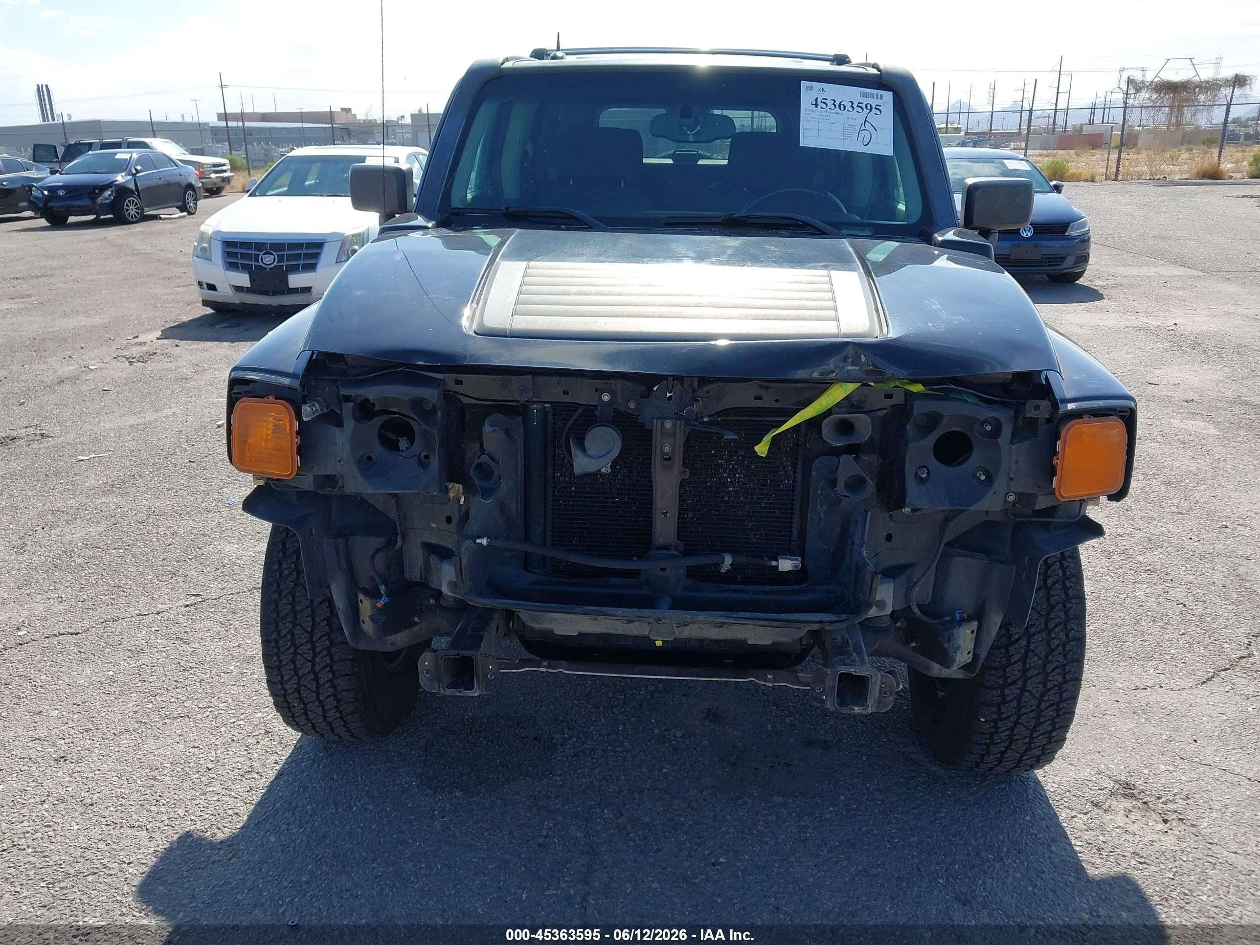 2006 Hummer H3 Suv   Черный vin: 5GTDN136568126284