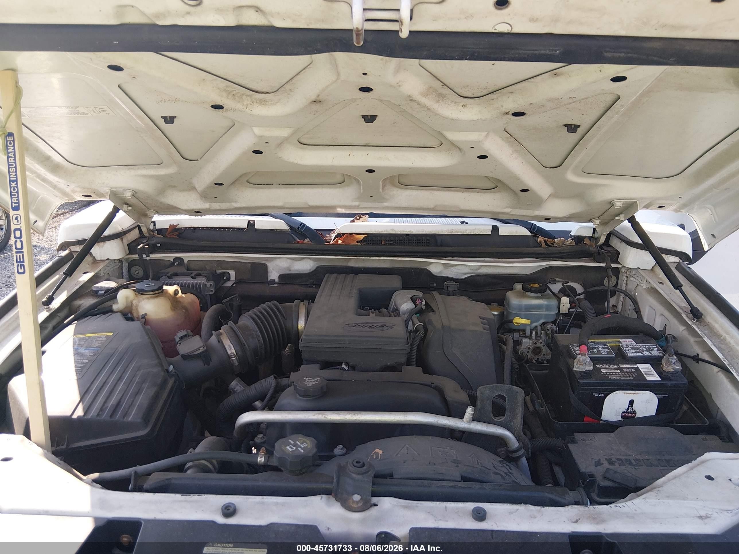 2006 Hummer H3 Suv   White vin: 5GTDN136668143675