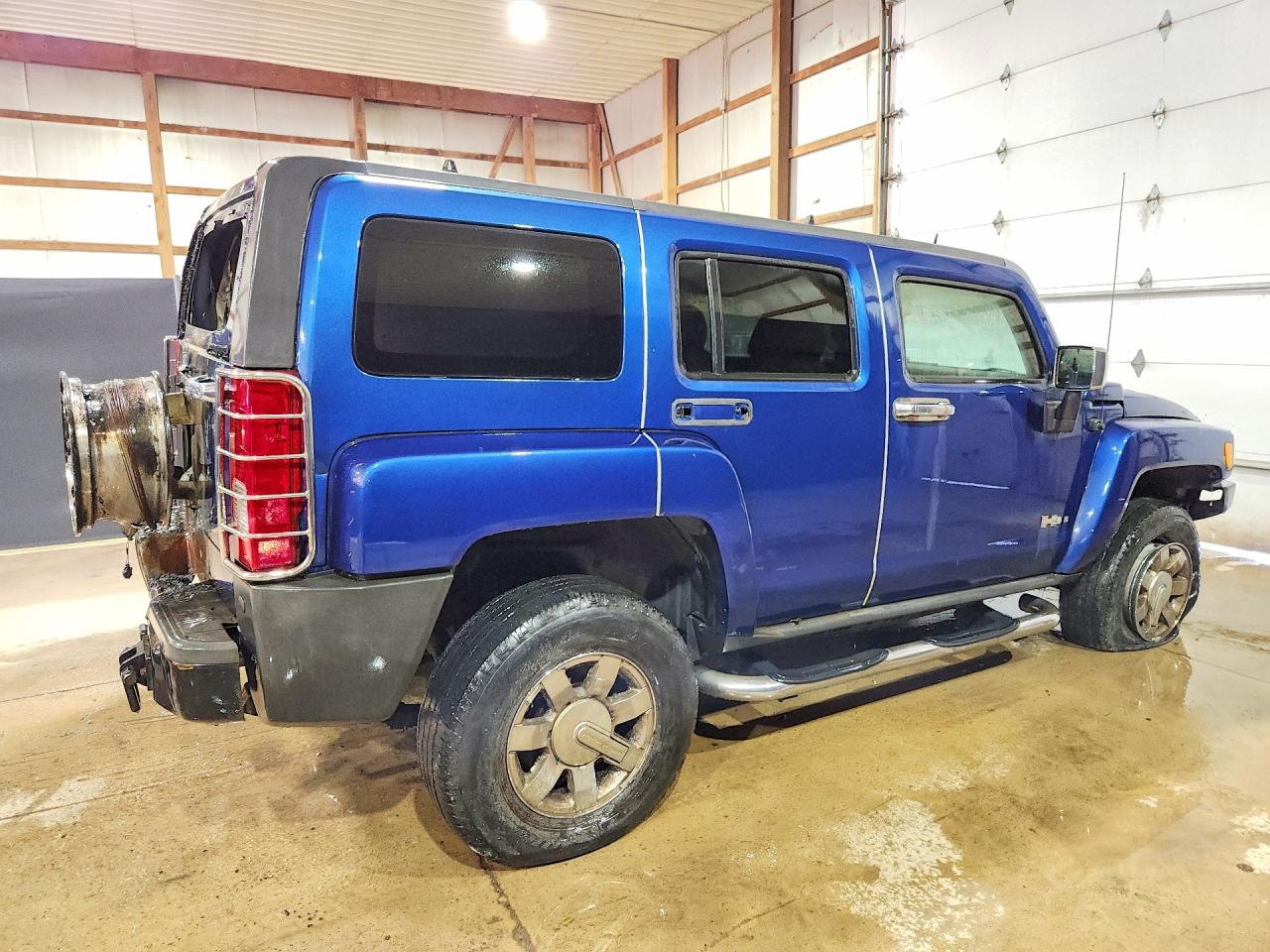 2006 Hummer H3 Blue vin: 5GTDN136668149492