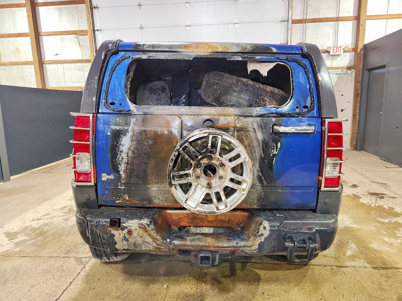 2006 Hummer H3 Blue vin: 5GTDN136668149492