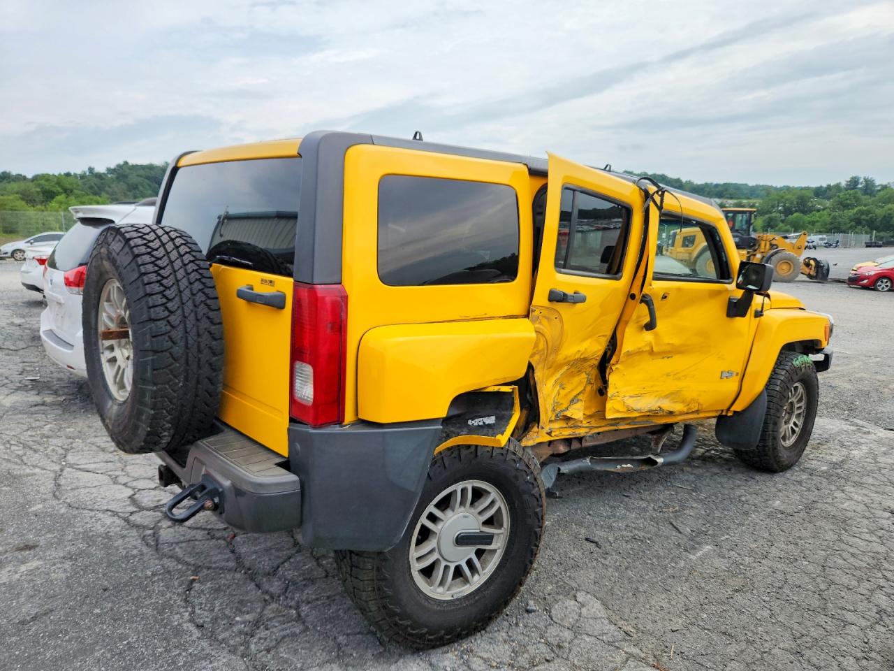 2006 Hummer H3 Желтый vin: 5GTDN136668204541