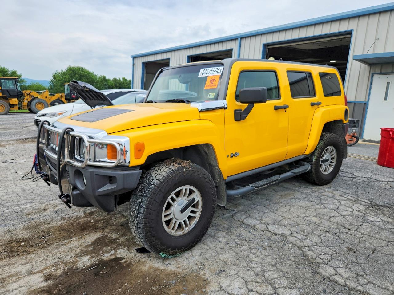 2006 Hummer H3 Yellow vin: 5GTDN136668204541
