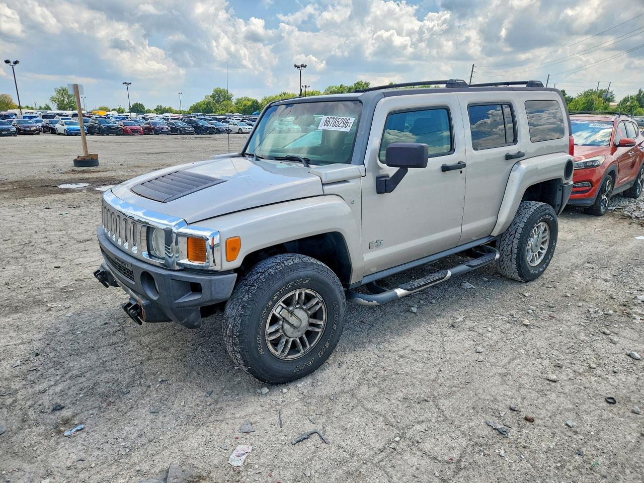 2006 Hummer H3 Gray vin: 5GTDN136668262407