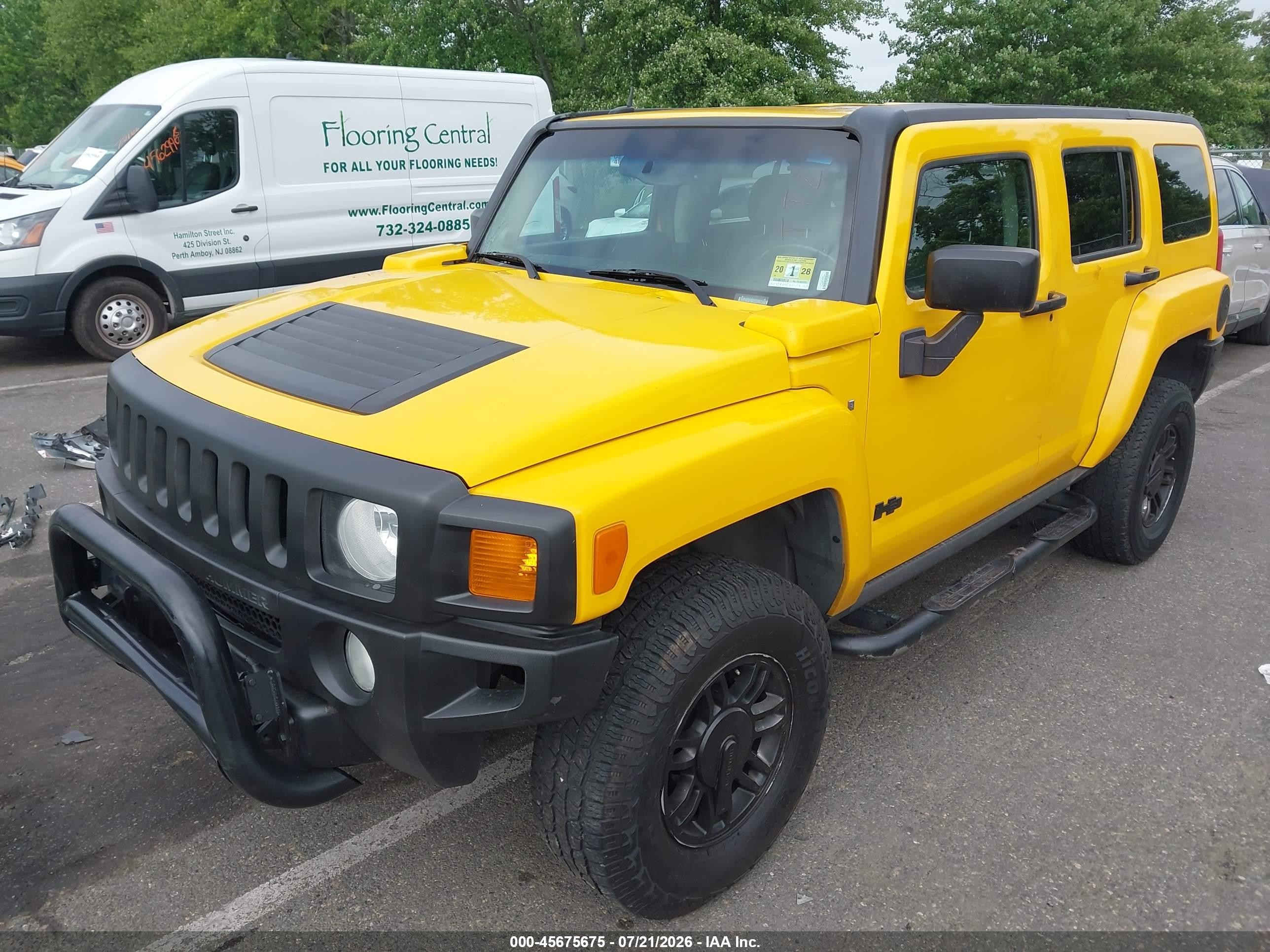 2006 Hummer H3 Suv   Желтый vin: 5GTDN136668314635