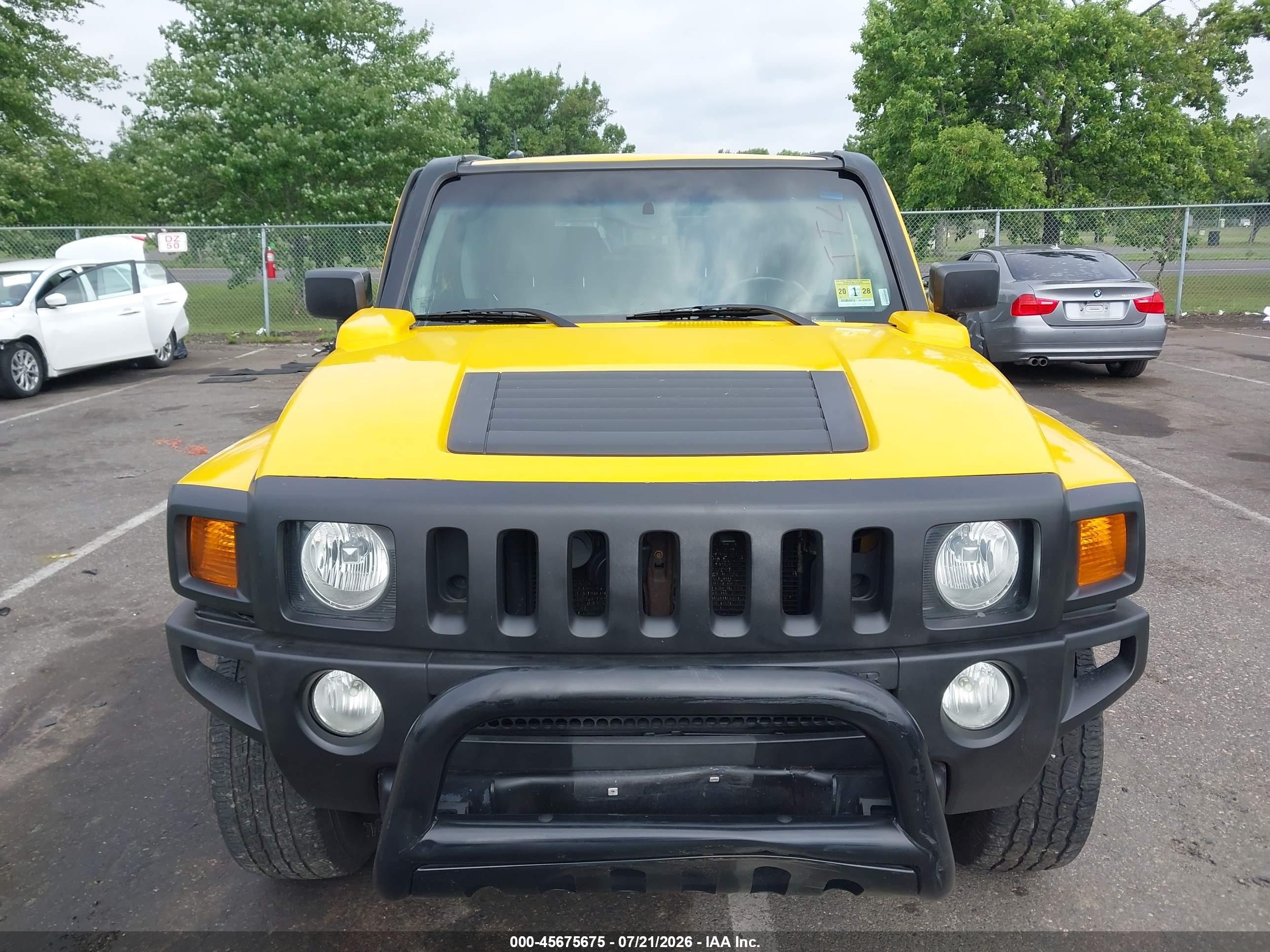 2006 Hummer H3 Suv   Желтый vin: 5GTDN136668314635