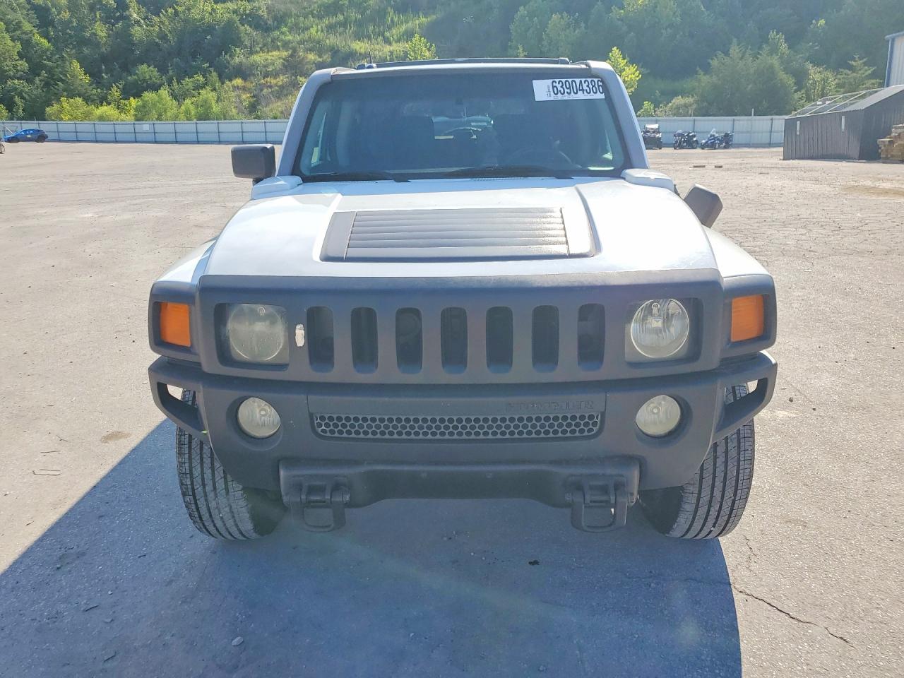 2006 Hummer H3 White vin: 5GTDN136768102956