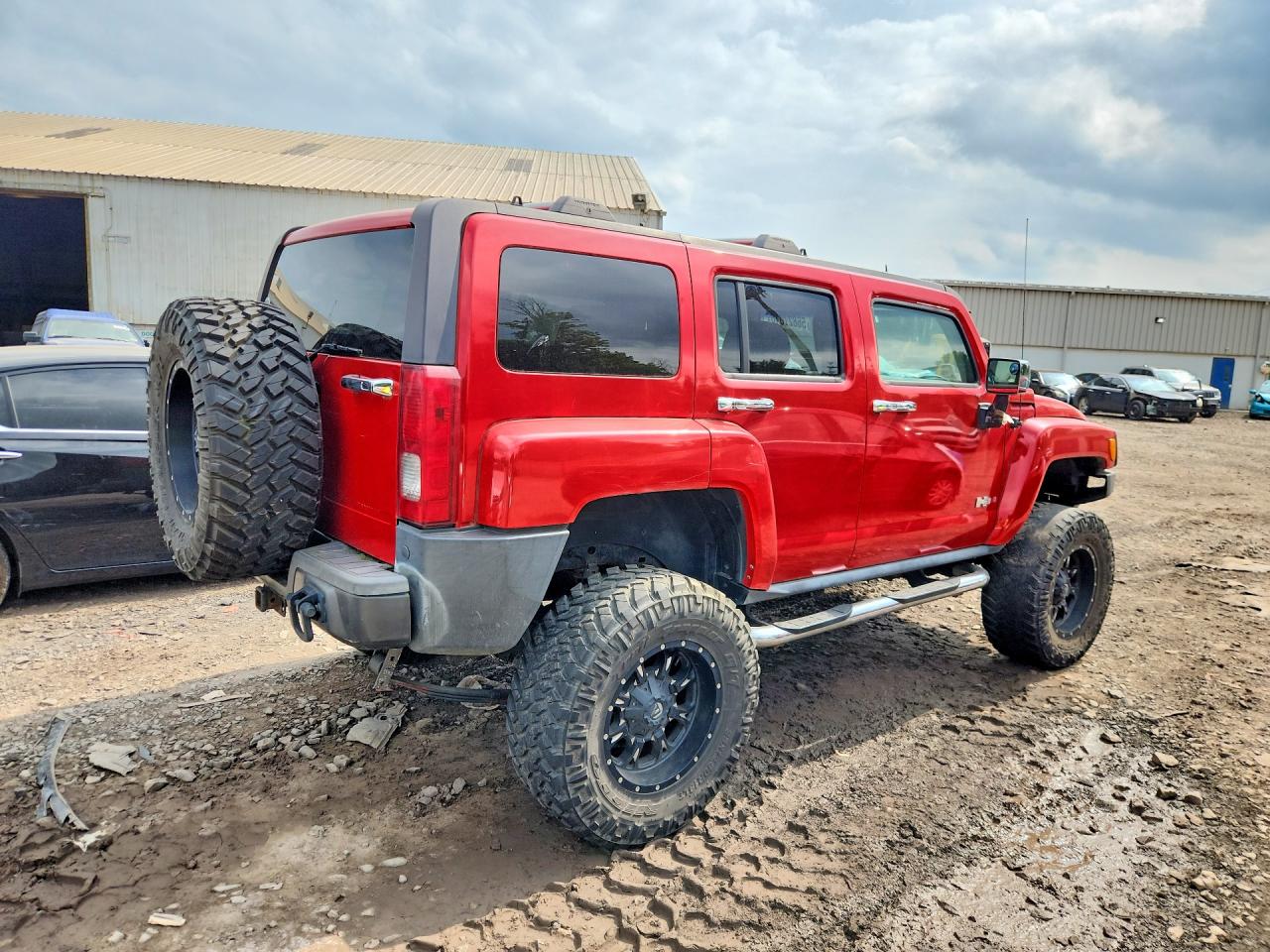 2006 Hummer H3 X Red vin: 5GTDN136768109938