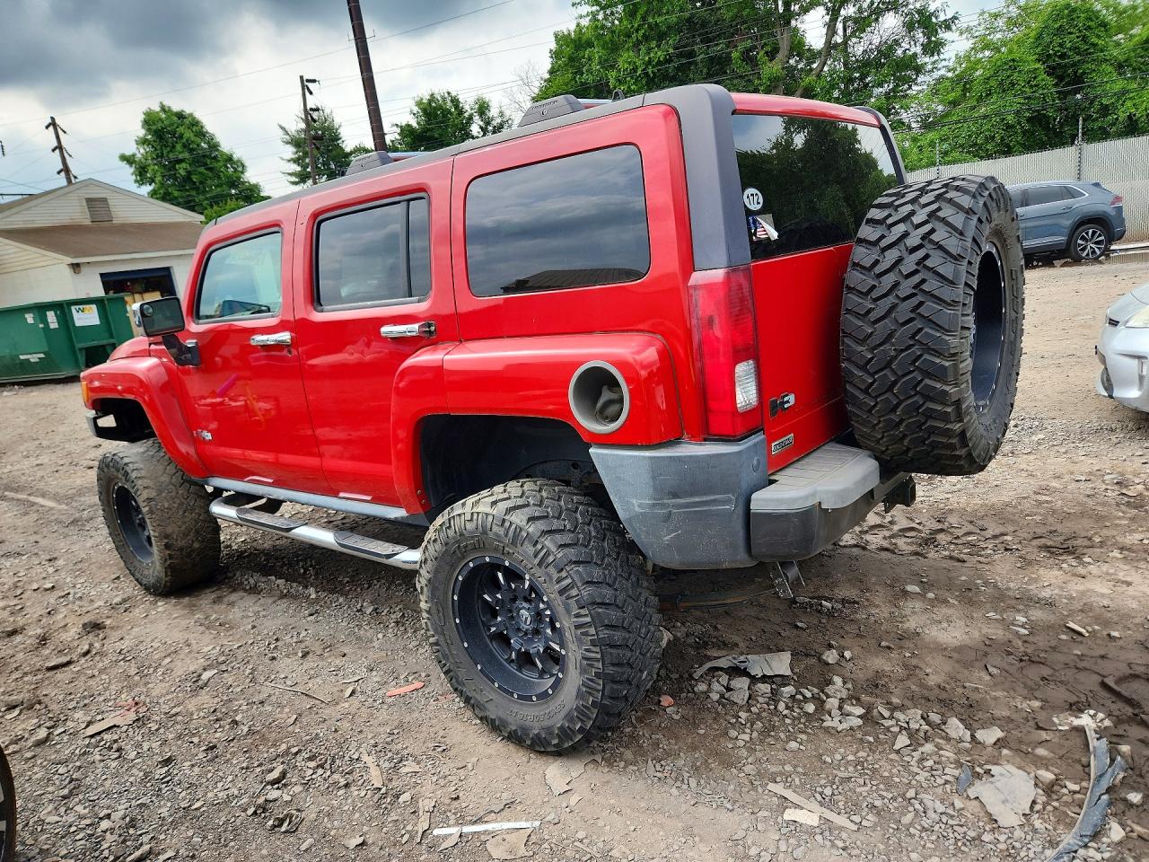 2006 Hummer H3 X Red vin: 5GTDN136768109938