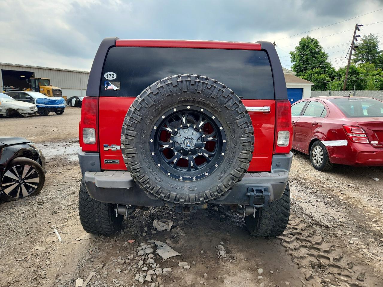 2006 Hummer H3 X Red vin: 5GTDN136768109938