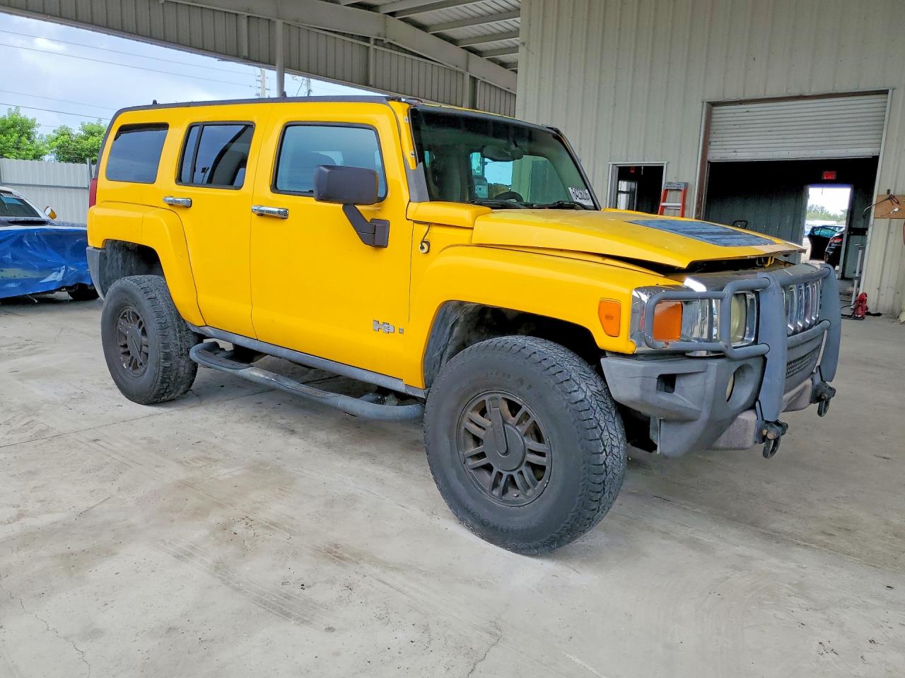 2006 Hummer H3 Yellow vin: 5GTDN136768114640