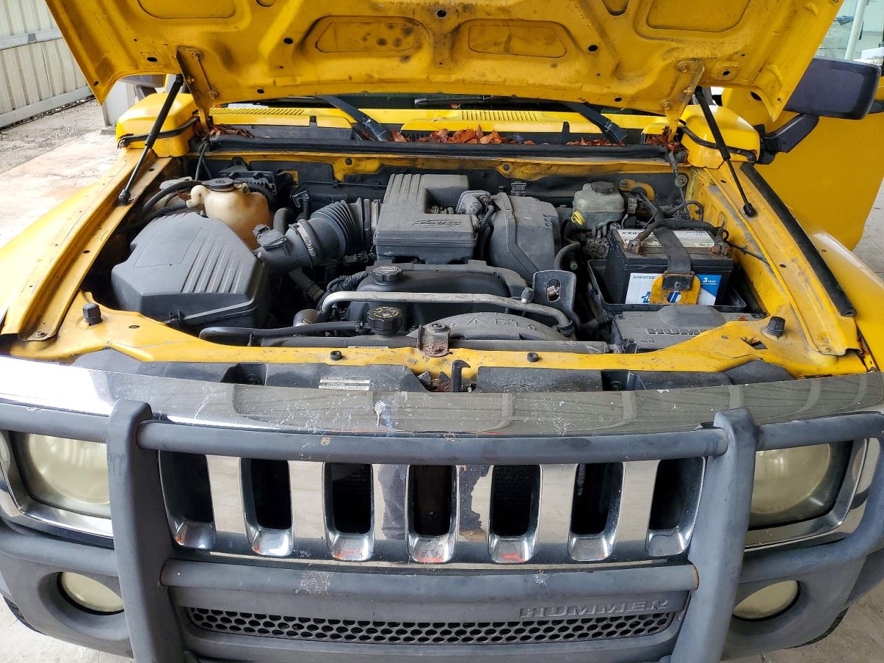 2006 Hummer H3 Yellow vin: 5GTDN136768114640