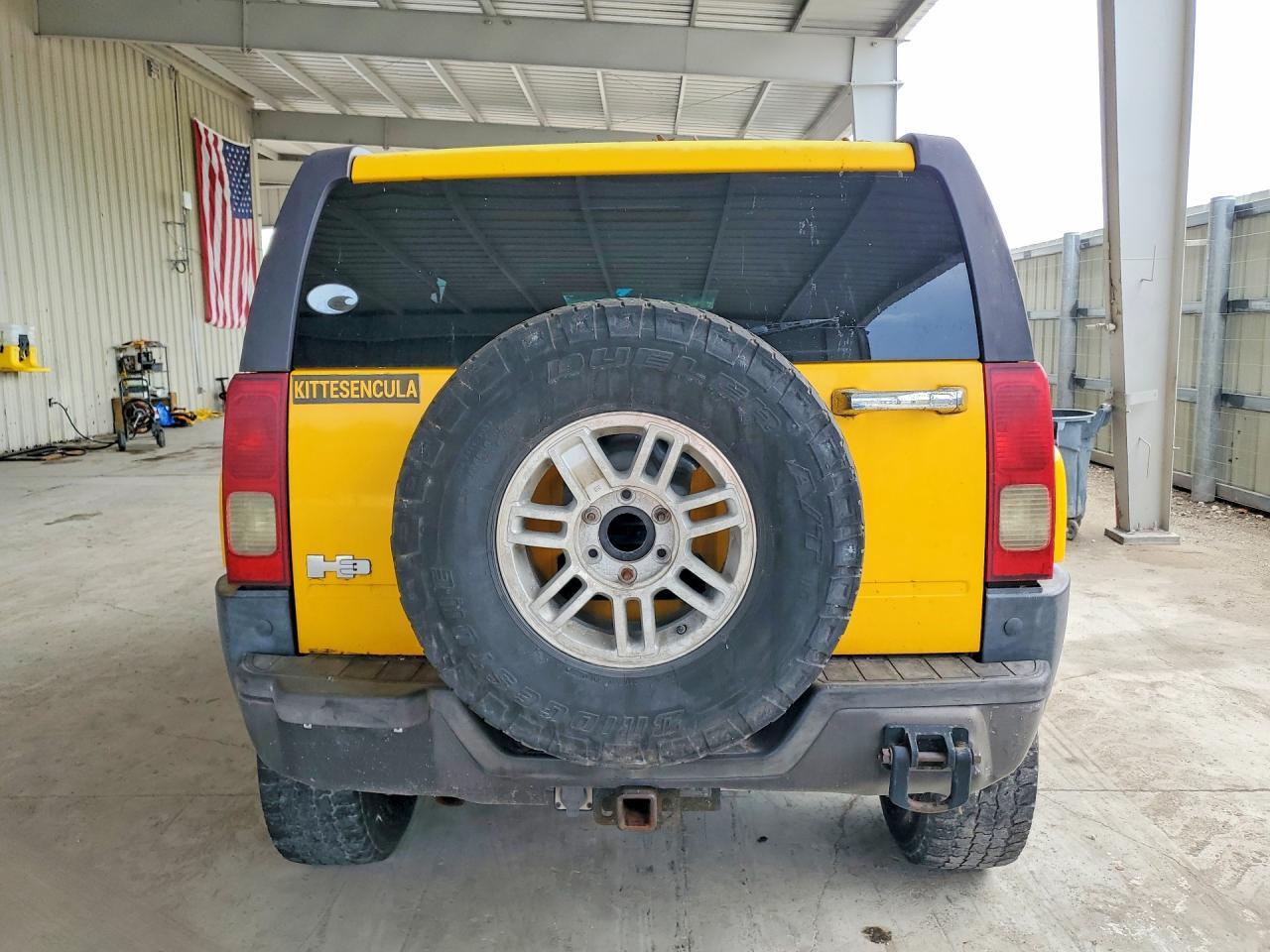 2006 Hummer H3 Yellow vin: 5GTDN136768114640