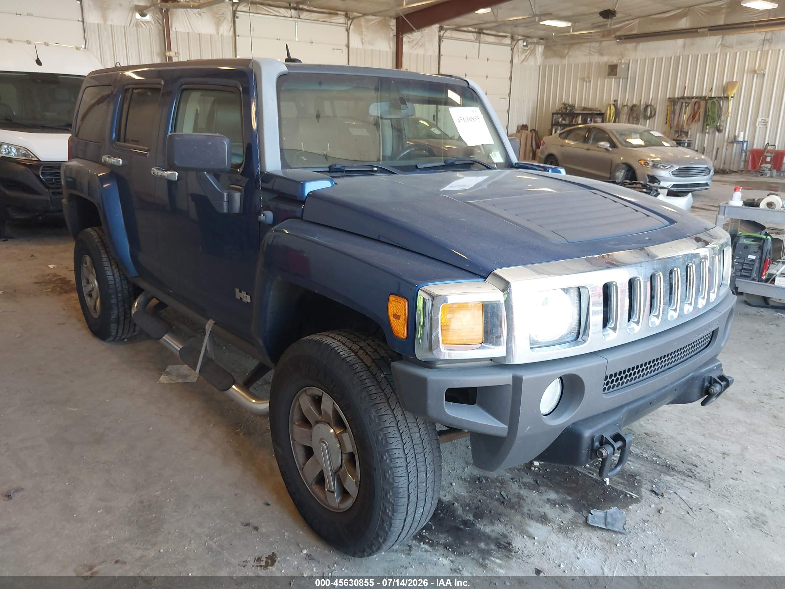 2006 Hummer H3 Suv   Синий vin: 5GTDN136768137724