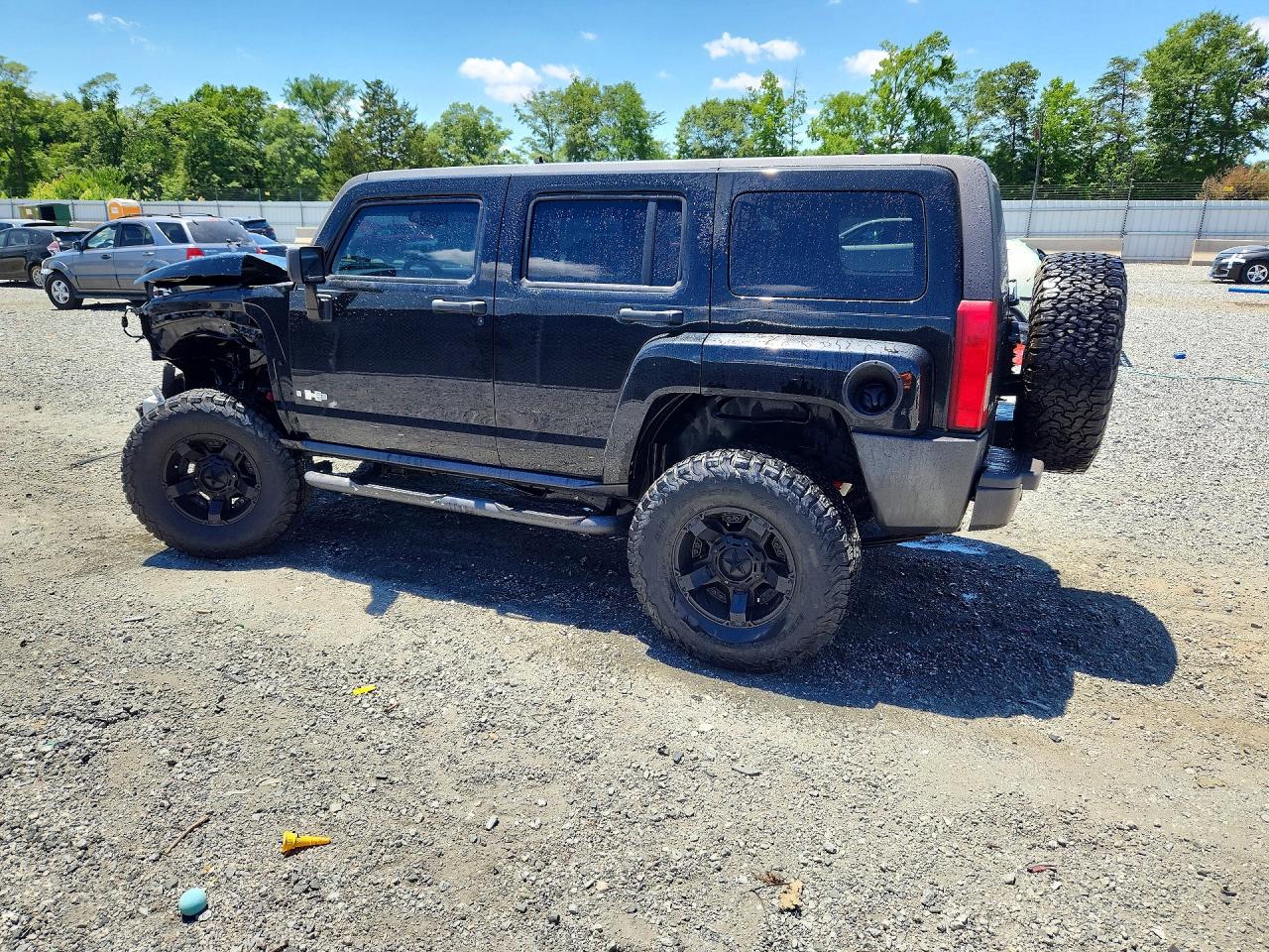 2006 Hummer H3 Black vin: 5GTDN136768153048
