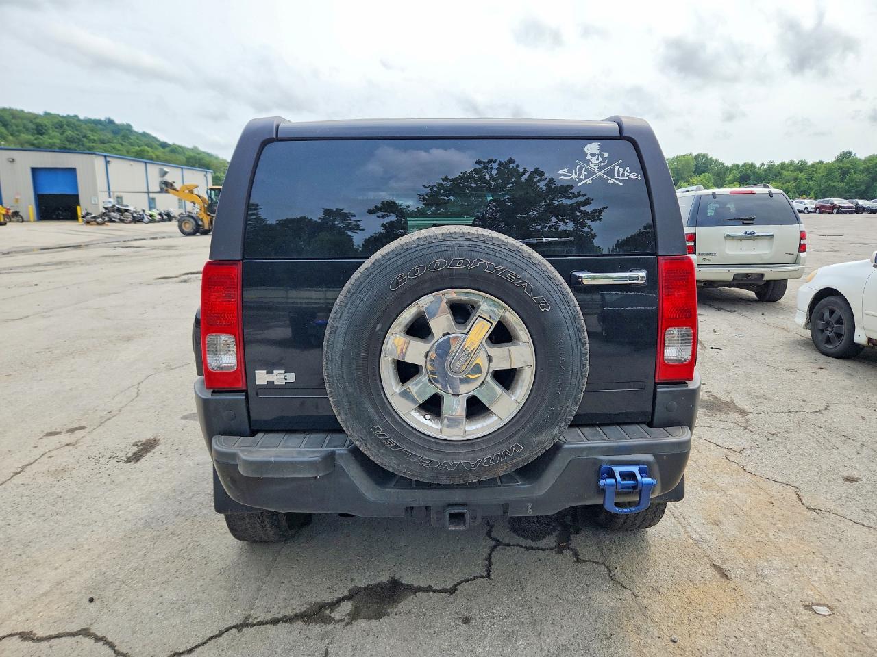 2006 Hummer H3 Black vin: 5GTDN136768203012