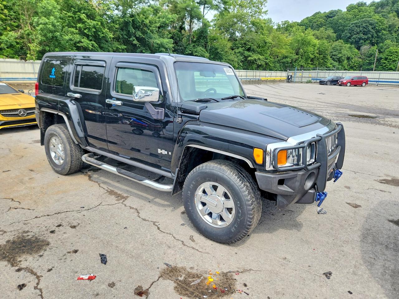 2006 Hummer H3 Black vin: 5GTDN136768203012