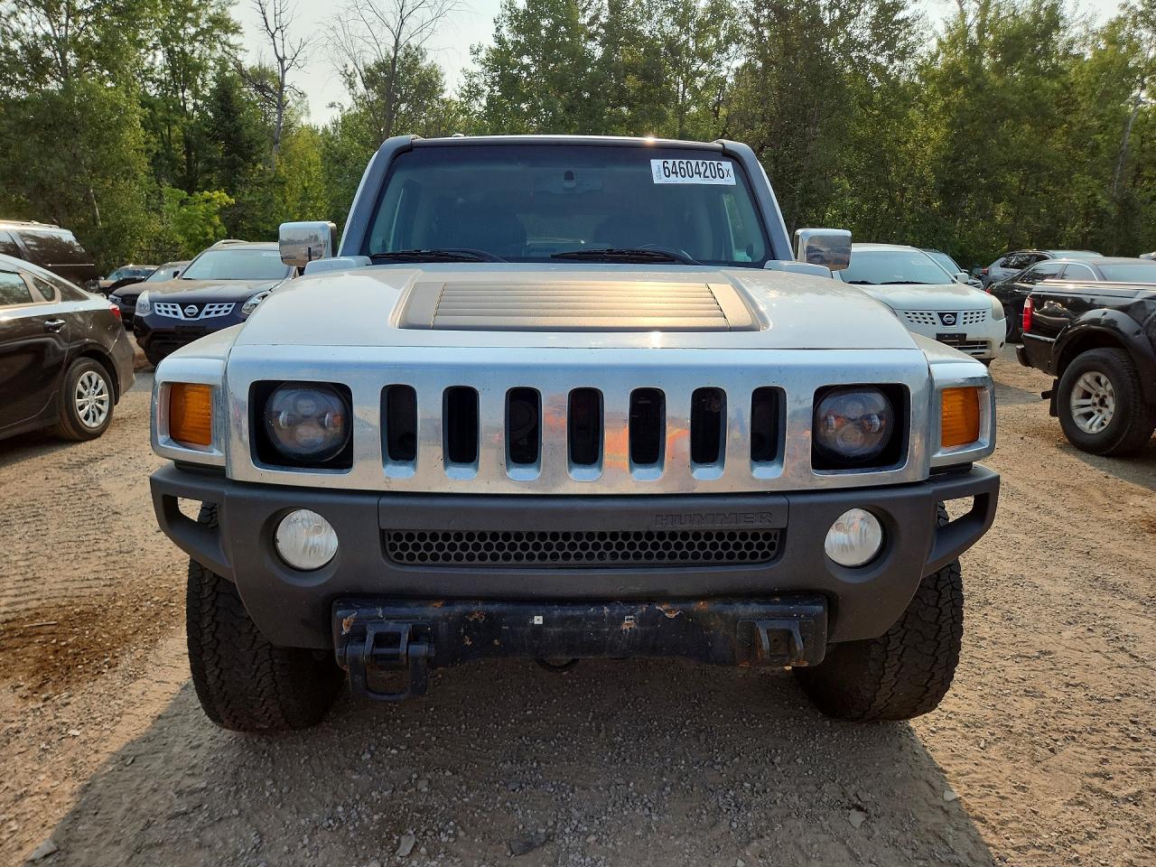 2006 Hummer H3 White vin: 5GTDN136768236172