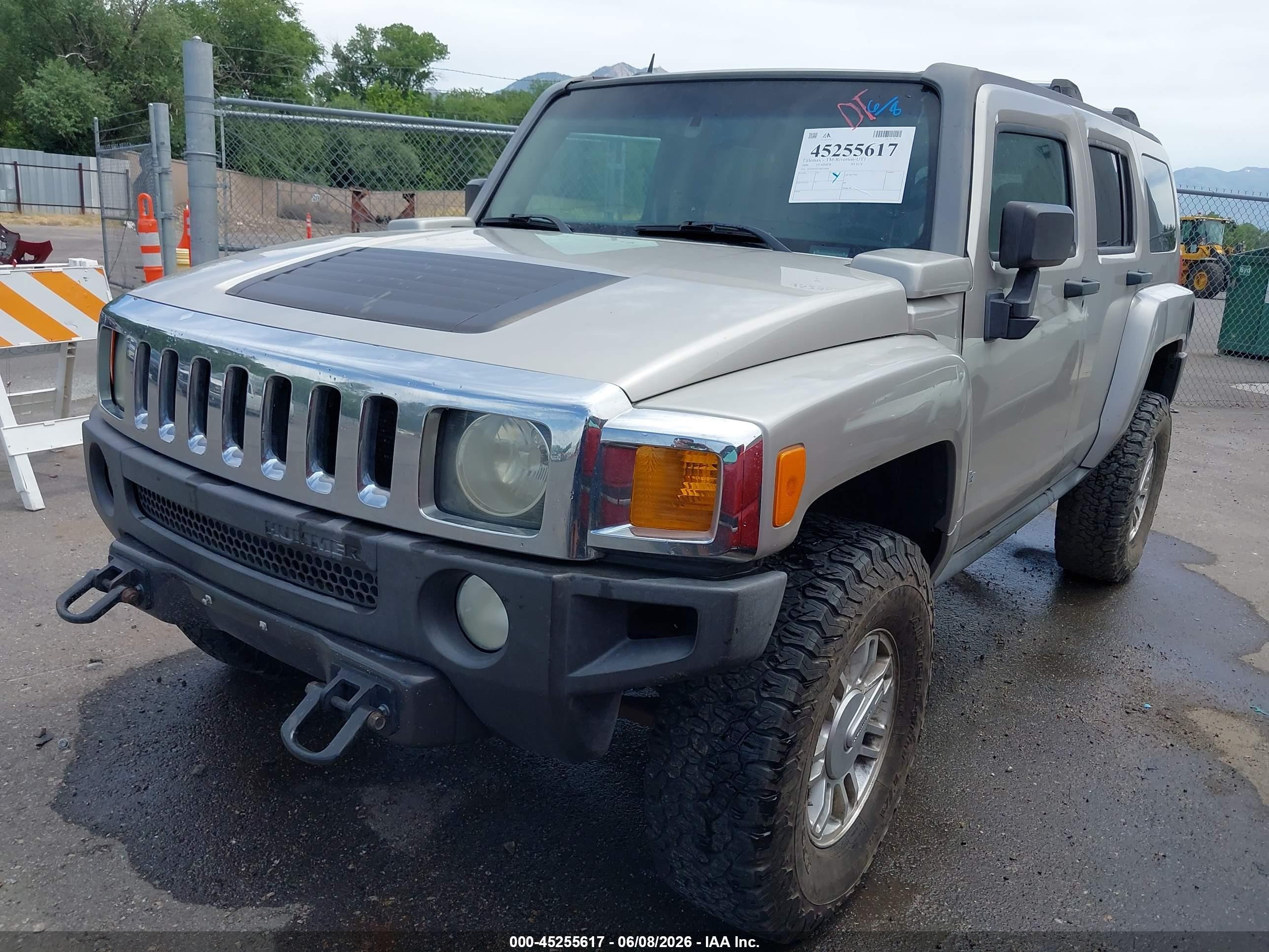 2006 Hummer H3 Suv   Beige vin: 5GTDN136768245406