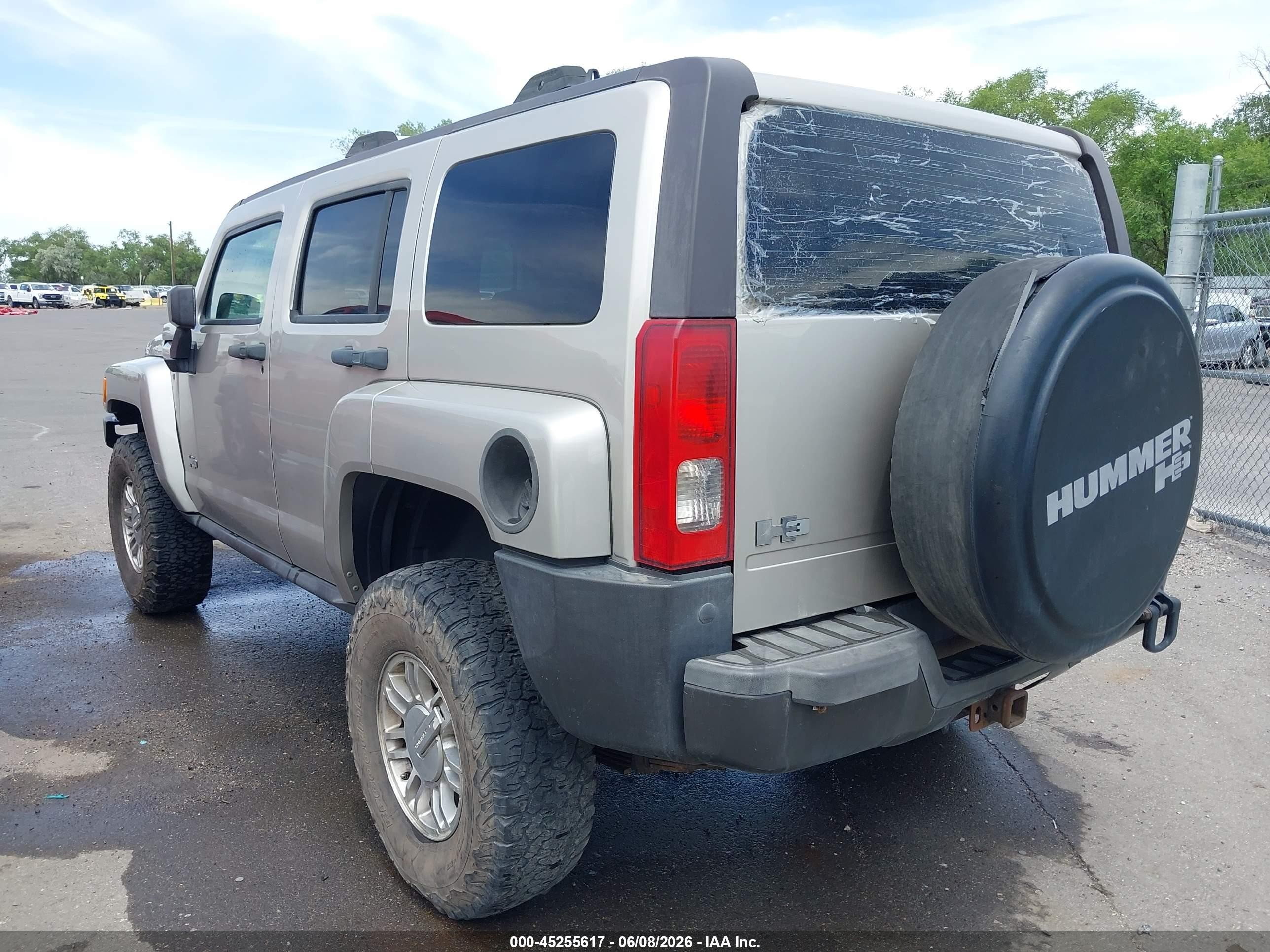2006 Hummer H3 Suv   Beige vin: 5GTDN136768245406