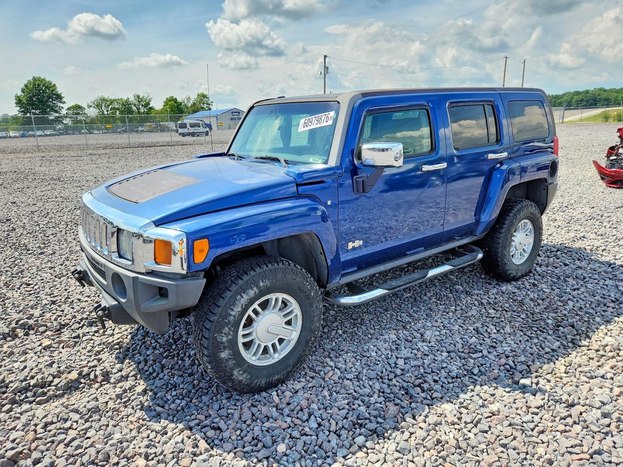 2006 Hummer H3 Blue vin: 5GTDN136768313896