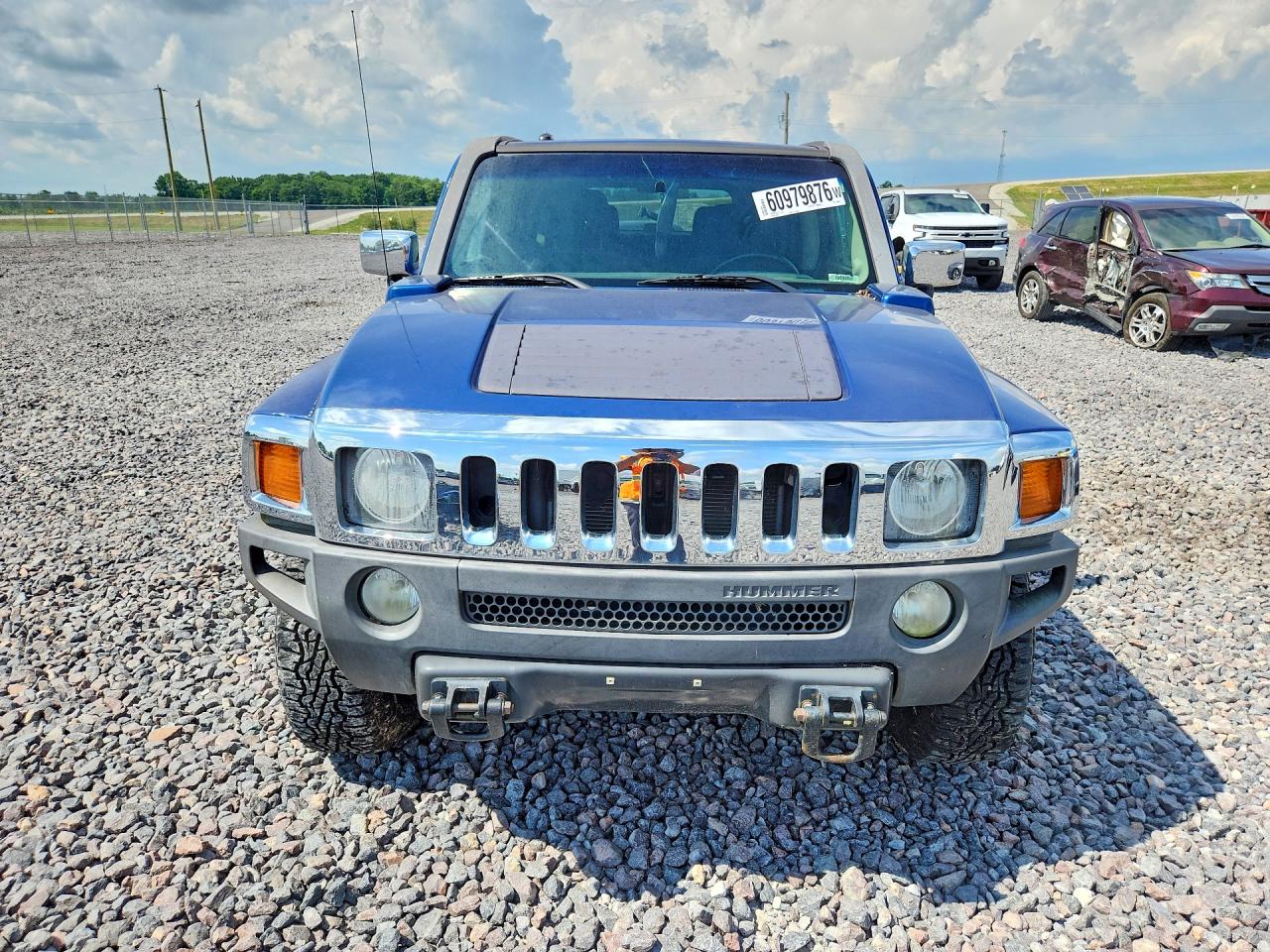 2006 Hummer H3 Blue vin: 5GTDN136768313896