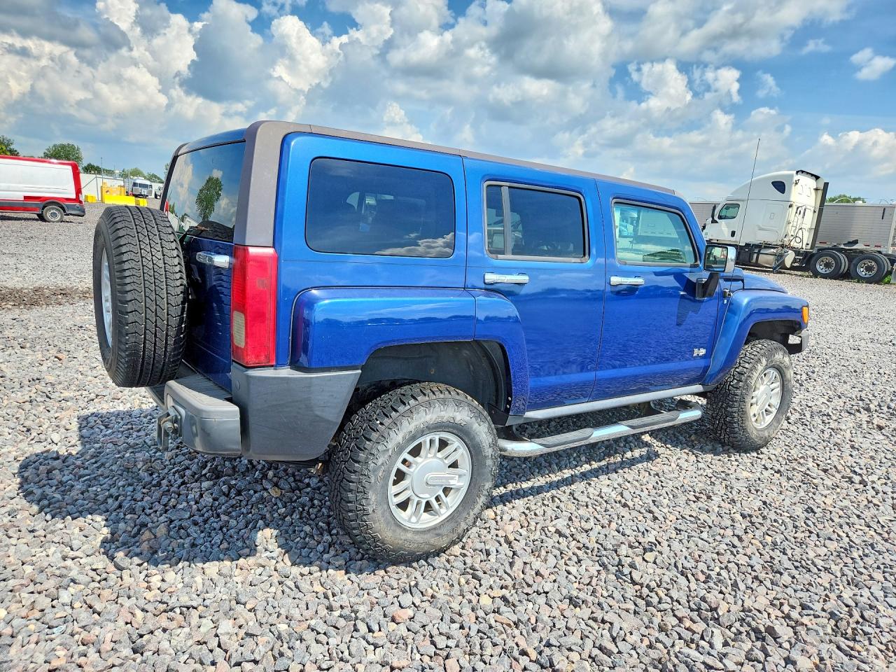 2006 Hummer H3 Blue vin: 5GTDN136768313896