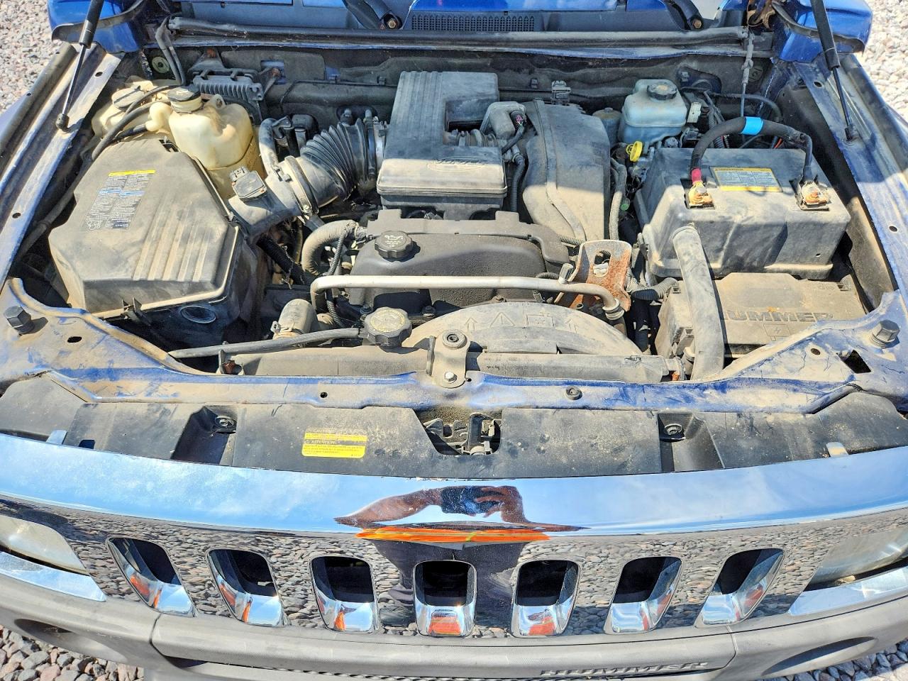 2006 Hummer H3 Blue vin: 5GTDN136768313896