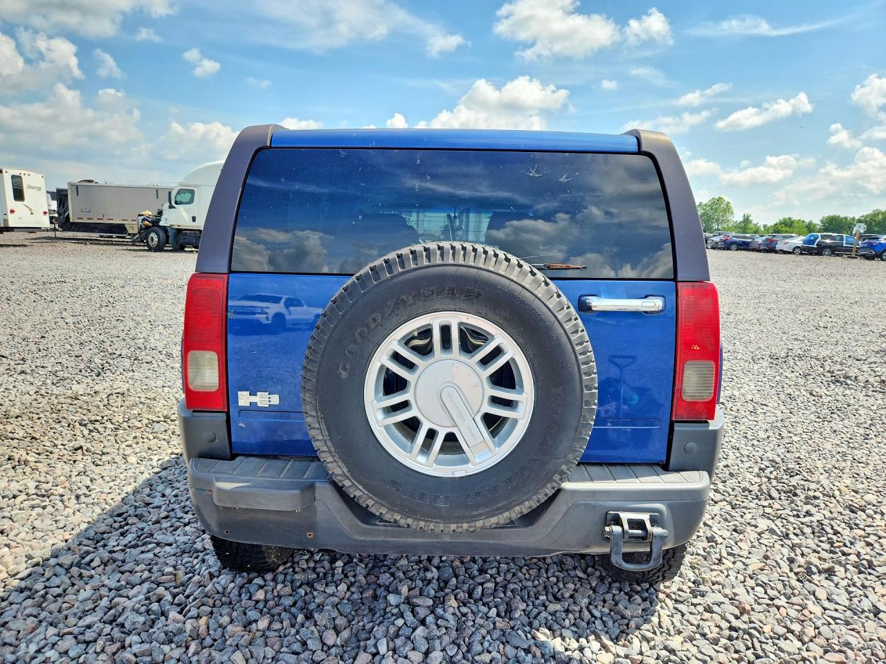 2006 Hummer H3 Blue vin: 5GTDN136768313896