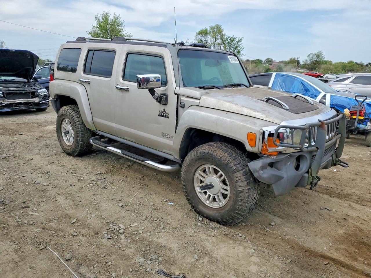 2006 Hummer H3 Beige vin: 5GTDN136868101685