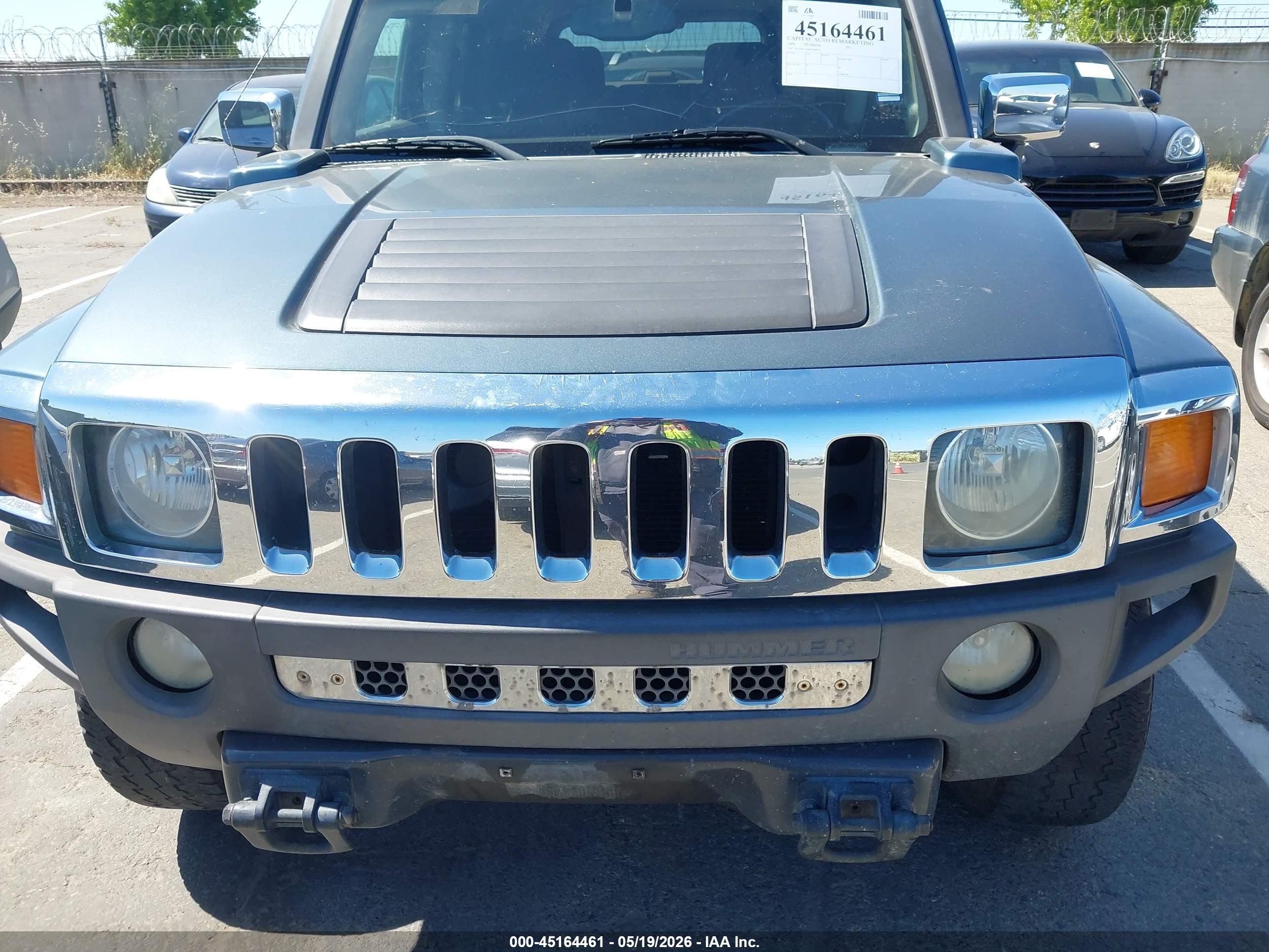 2006 Hummer H3 Suv   Blue vin: 5GTDN136868140874