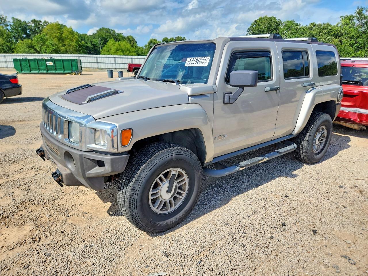 2006 Hummer H3 Gray vin: 5GTDN136868143497
